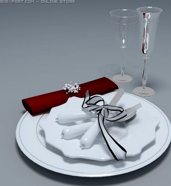 tablesetting 3D Model