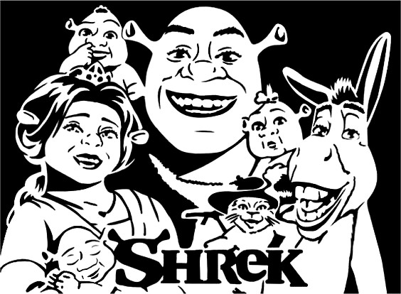 Shrek stencil