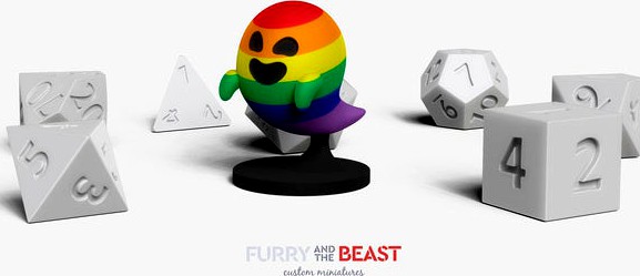 Gaysper miniature. 28-32mm LGBT ghost figure