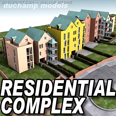 Residential Complex 3D Model