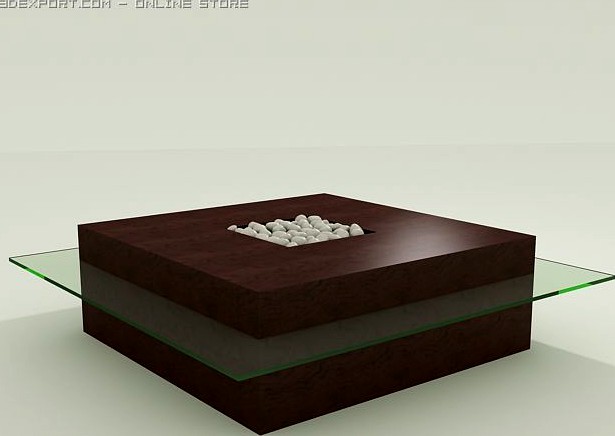 pebble table 3D Model