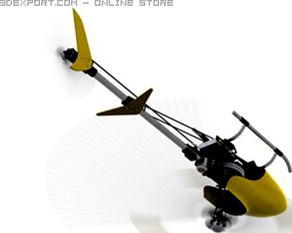 rc helicopter 3D Model