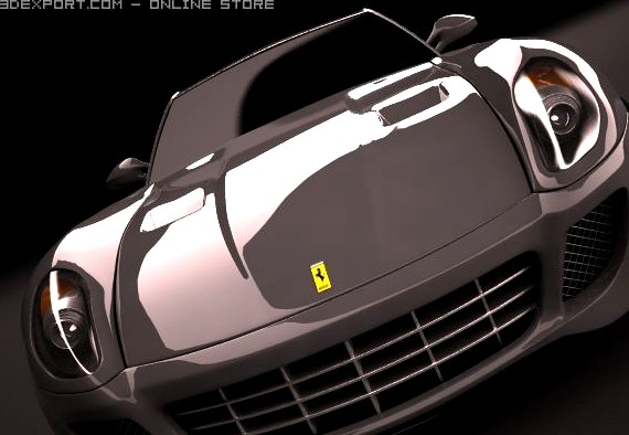 2006 ferrari 599 gtb 3D Model