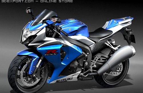 Suzuki GSX R 1000 3D Model