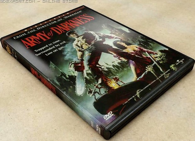 DVD Case 3D Model