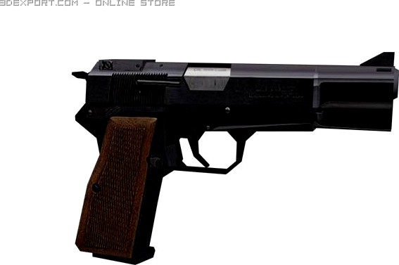 Weapon pistol 3D Model