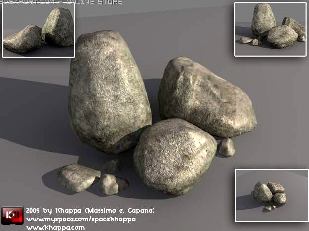 Stones 3D Model