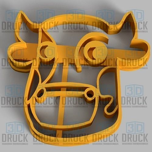 Lola the cow - Vaca Lola Cookie Cutter | 3D