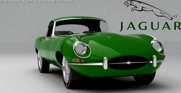 Jaguar Etype 3D Model