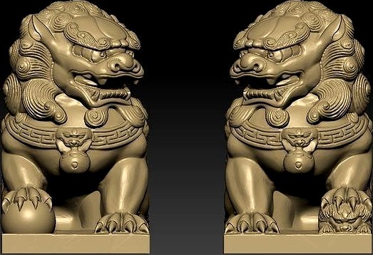 foo dogs | 3D