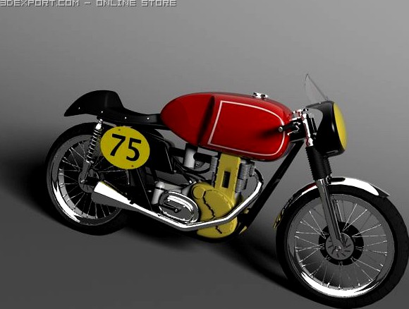 Matchless G50 1954 3D Model