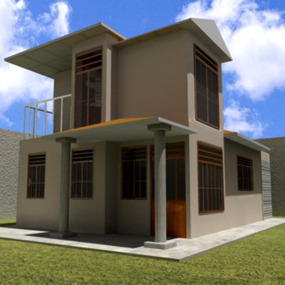 Exterior house 3D Model