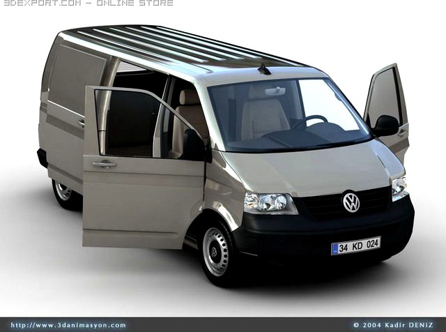 Vw Transporter Van 3D Model