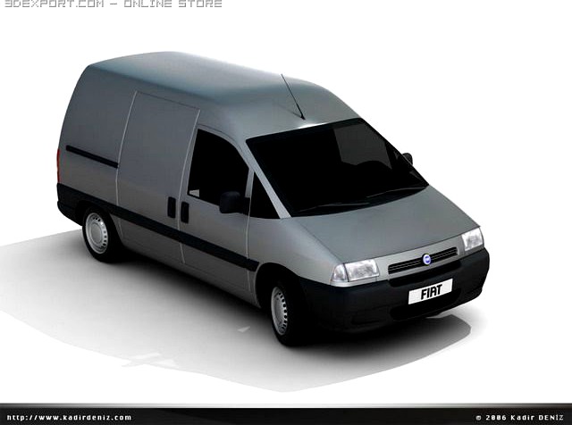 Fiat Scudo 3D Model