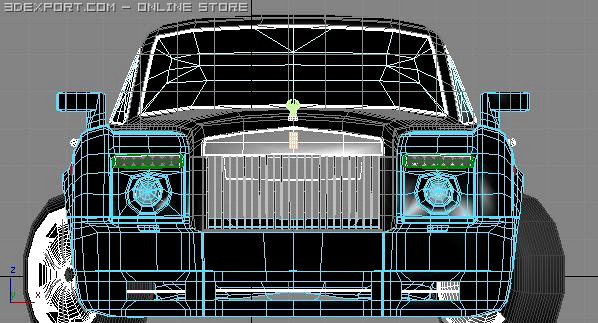 Rolls royce phantom dark 3D Model