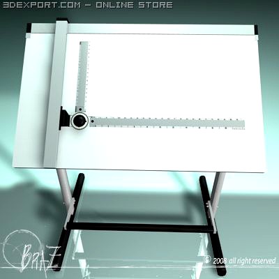 drafting table 3D Model