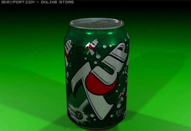 7Up 3D Model