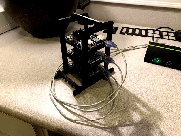 raspberry pi 4 rack