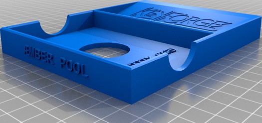 Keyforge Aember and Archive Tray