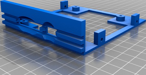 Amiga 4000 Scsi2SD 3.5" Mounting bracet