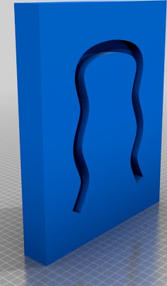 Wire-bending mold for a Volvo/BMW/Ford clutch master cylinder clip