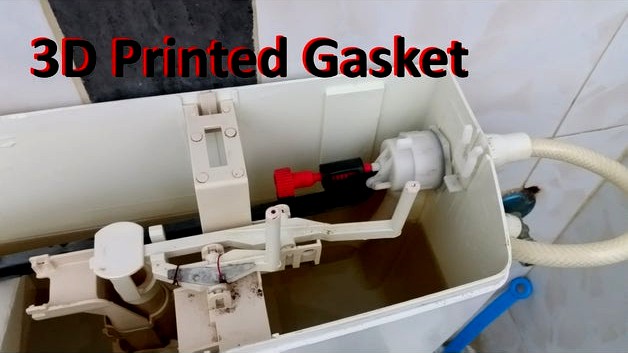 Gasket for toilet tank, common problem