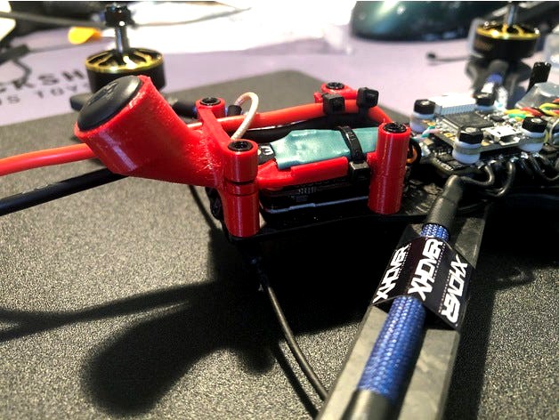 XHover Stingy V2 frame Antenna and RX mount