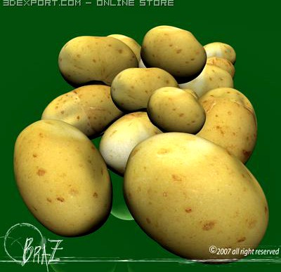 potatoes 3D Model