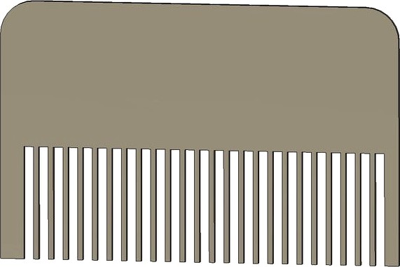Wallet Comb