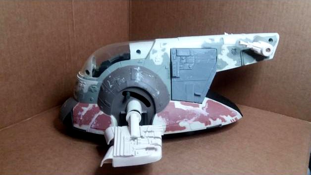 Slave 1 star wars Kenner hasbro toy repro parts