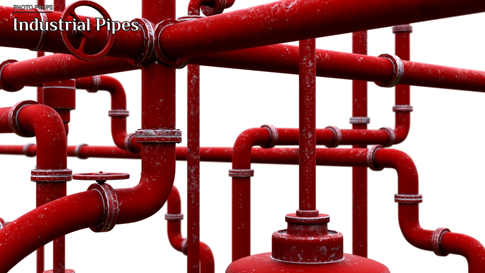 Photo Props: Industrial Pipes - Extended License