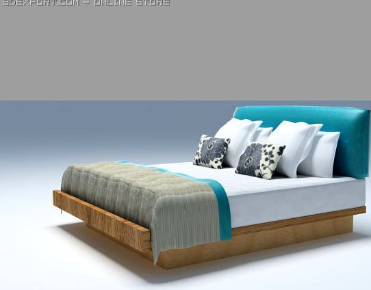 bed 3D Model