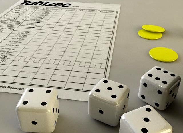 Yahtzee 3D Model
