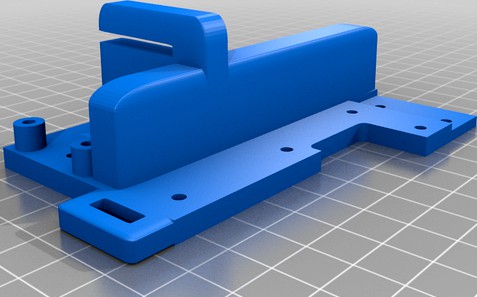 Cetus MK2 Hemera / Hermes Extruder Mount