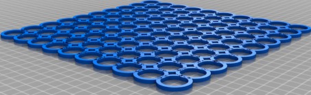 Rings in pattern