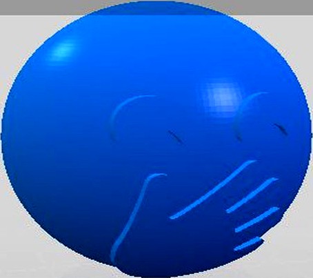 FACE WITH HAND COVERING MOUTH.