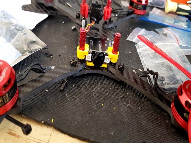 hyperlite floss2 mount for 5V 100DB Loud Alarm Buzzer With WS2812 Colorful LED