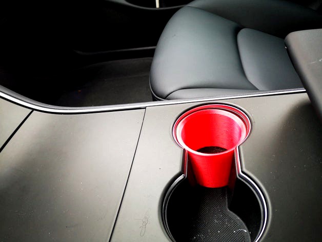 Tesla Model 3 cup holder insert