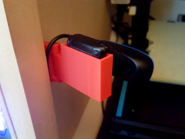 logitech webcam mount hinging