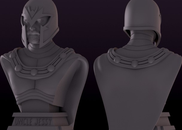 Uncle Jessy's Magneto Bust
