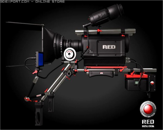 Red Camera 3D Model