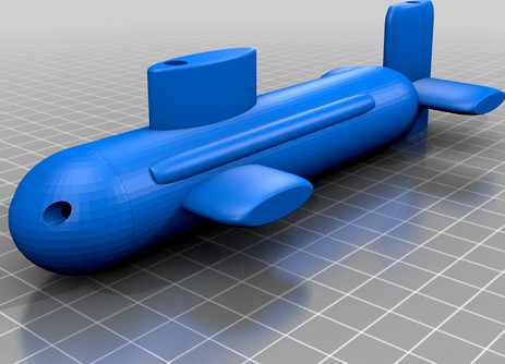 Submarine Bath toy