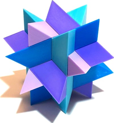 Superstar / Third Stellation - Interlocking puzzle by Stewart Coffin (STC #50)