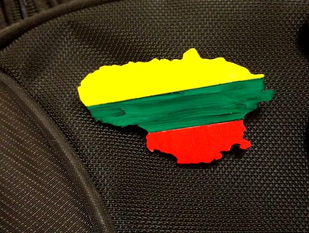 Lithuania flag badge