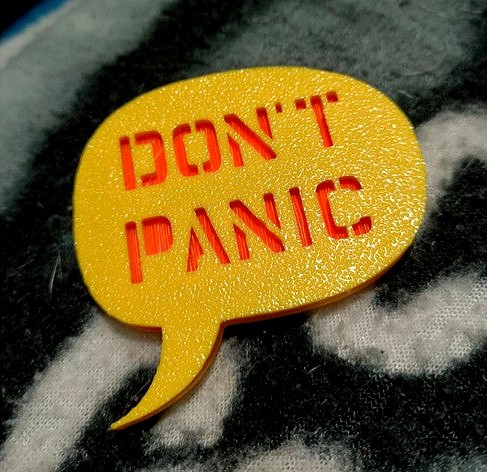 Don't Panic Badge