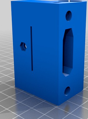 Prusa i3 MKII - X Axis  Modified for standard Trapezoidal Nut
