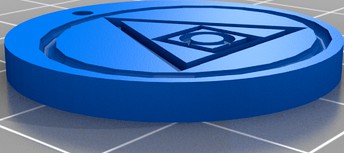 Squared Circle Charm