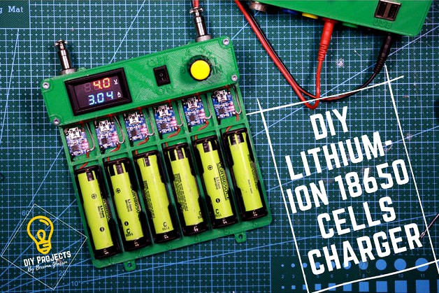 DIY Lithium-ion 18650 Cells Charger