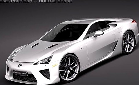 Lexus LFA 3D Model