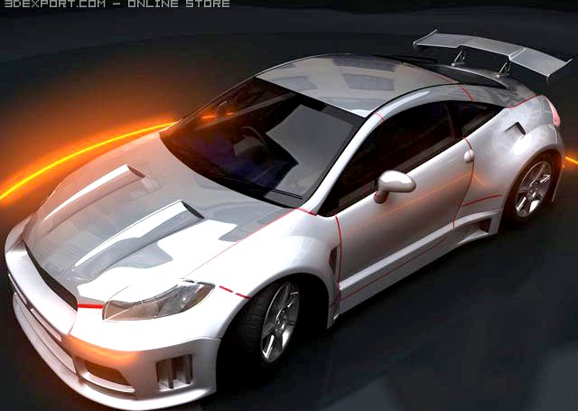 Mitsubishi Eclipse 3D Model
